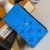 coin card holder blue +$25.00